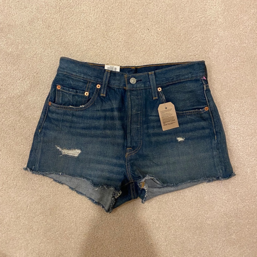 Levi's High-Waisted Jean Shorts